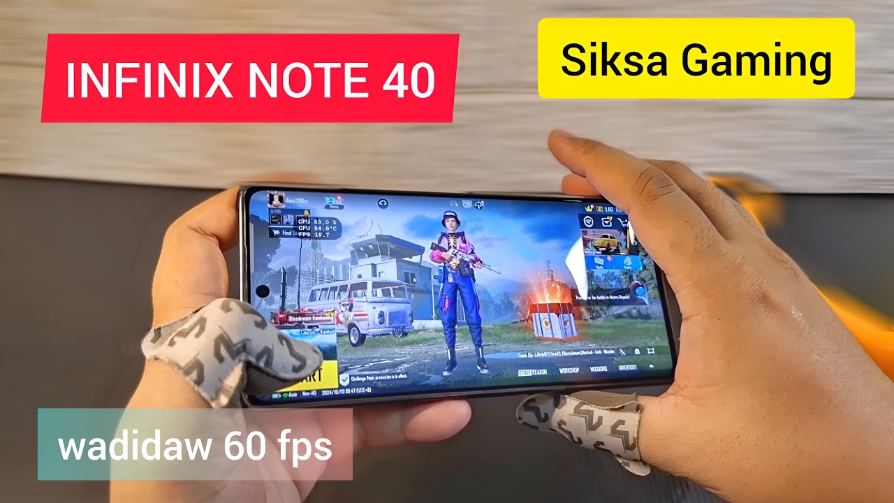 Nyobain PUBG Mobile 60 Fps Di Infinix Note 40 | Stabil Nggak ?