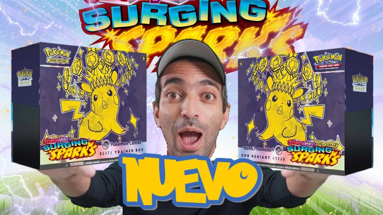ABRI LAS NUEVAS ELITE TRAINER BOXES DE SURGING SPARKS DE POKEMON TCG... РАННЕЕ ОТКРЫТИЕ