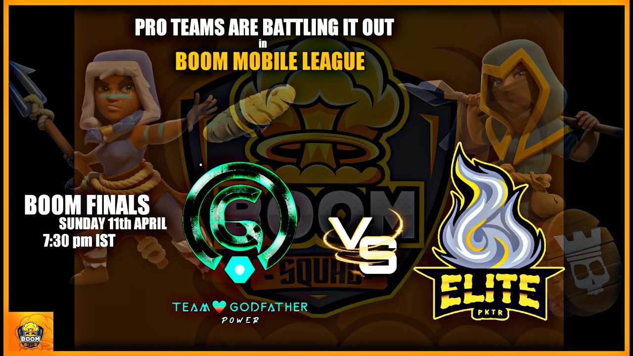 [Live] TEAM GODFATHER Vs PKTR LEGENDS | BOOM FINALS | Clash Of Clans