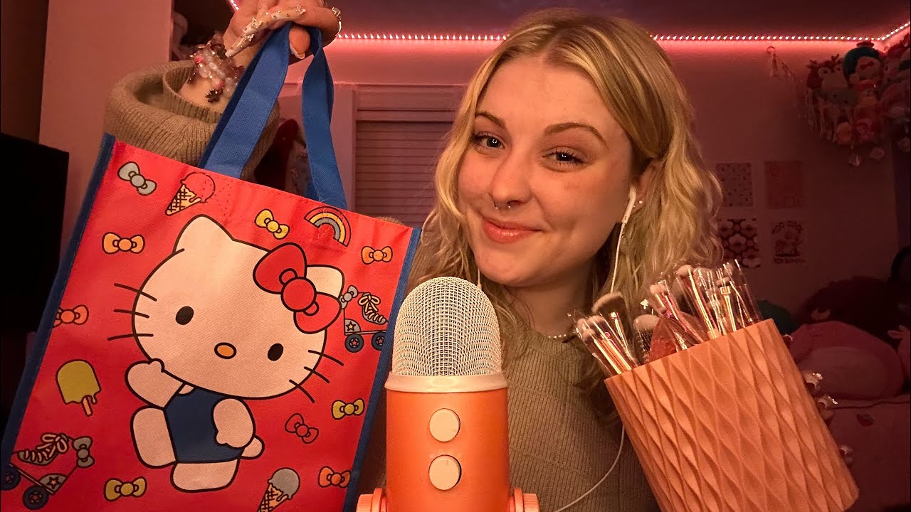 ASMR Show and Tell Haul from Amazon (+ some belated christmas gifts) Tapping, Rambling, Chill ✨💗🛍️