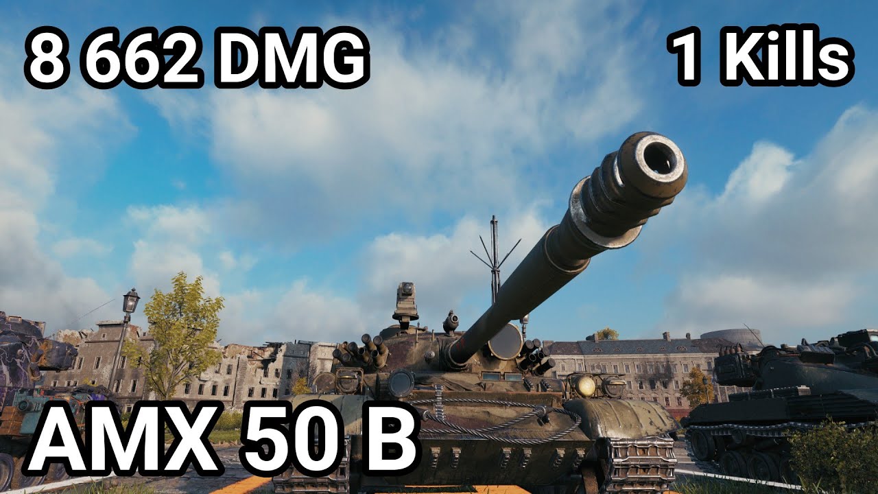 Onslaught! AMX 50 B - 8 662 damage / 1 kill / 390 blocked