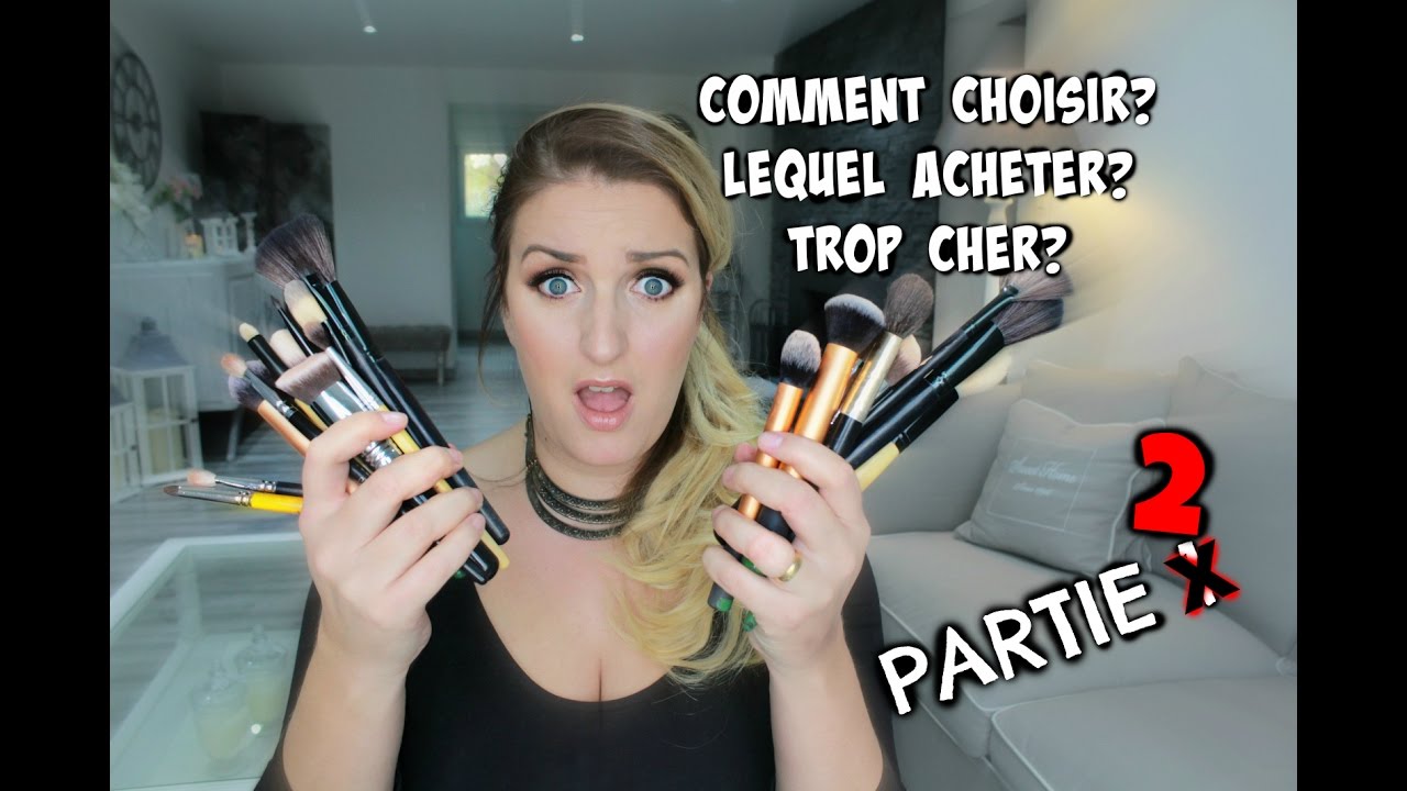 MAQUILLAGE pour DÉBUTANT: TOUT sur les PINCEAUX - Partie 2