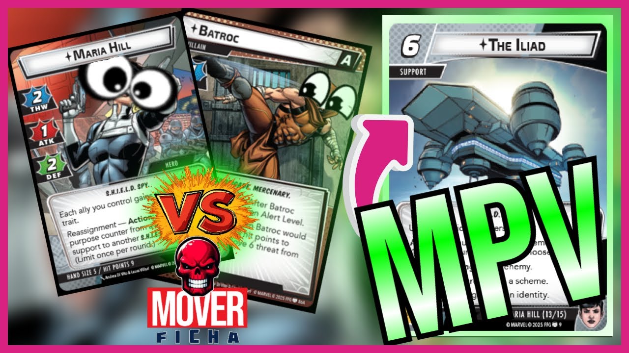 😱💥NO ROBO BIEN y aún así SOY IMPARABLE💥😱 María hill vs Batroc - AGENTES de SHIELD - MARVEL CHAMPIONS
