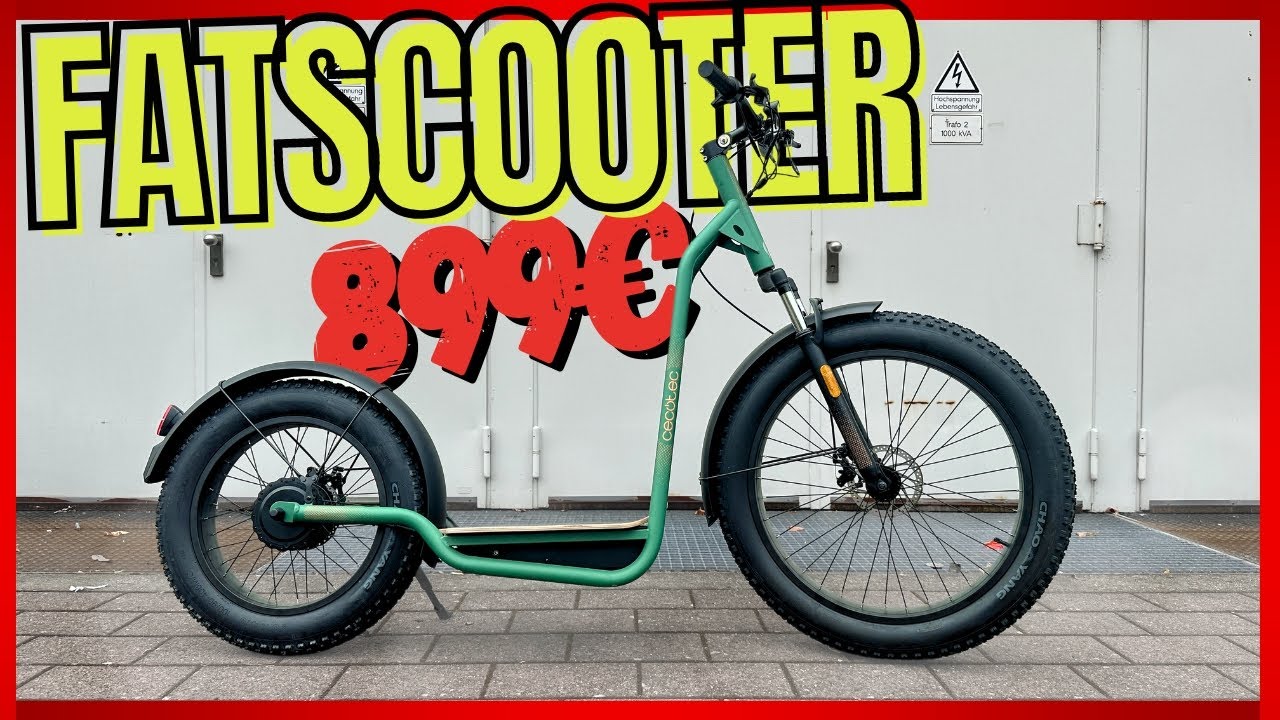 ⚡ FATSCOOTER für 899€ mit ABE! ⚡ E-Scooter Neuheit | Fatscooter zum kleinen Preis #escooter #test