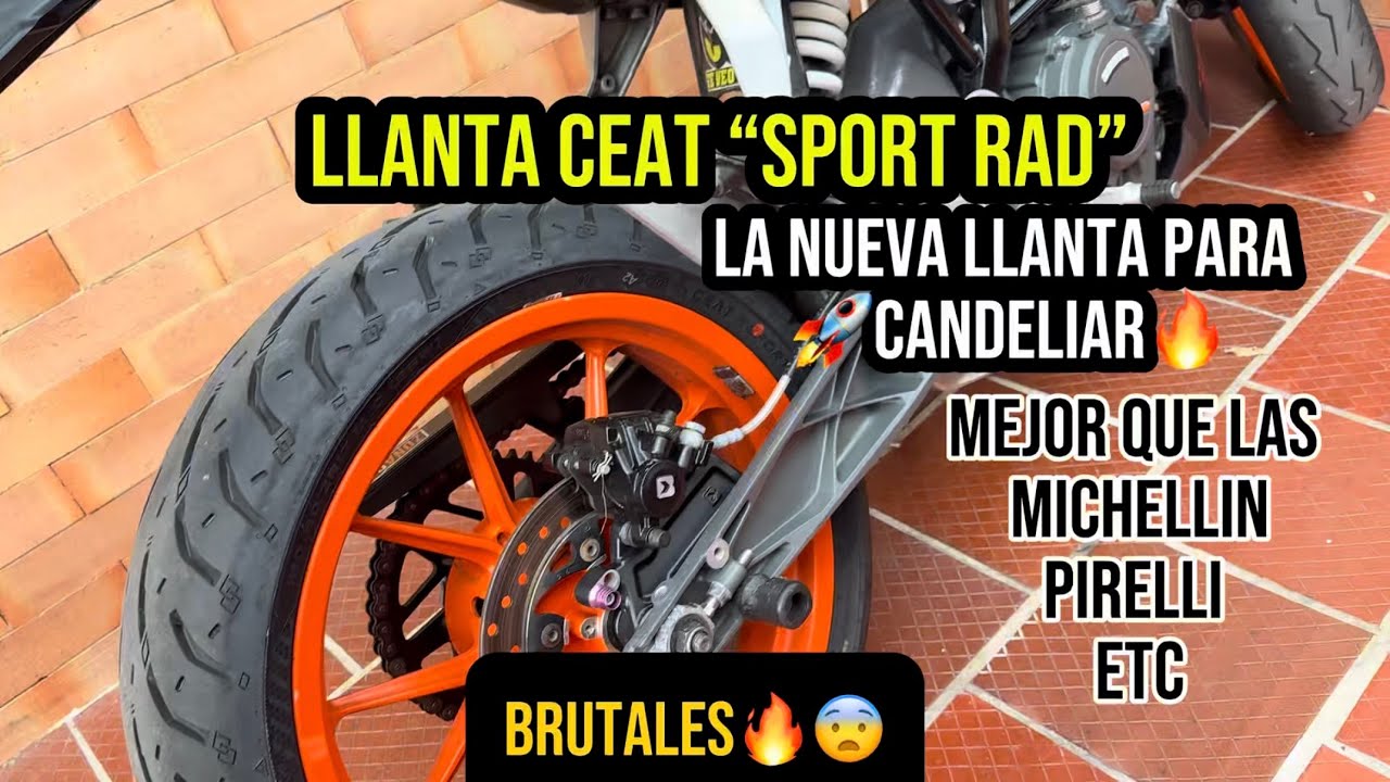Ceat Sport Rad // duke 200 Candeleo🔥con esta espectacular llanta😍 #colombia #ktmduke200 #ceat #ktm 