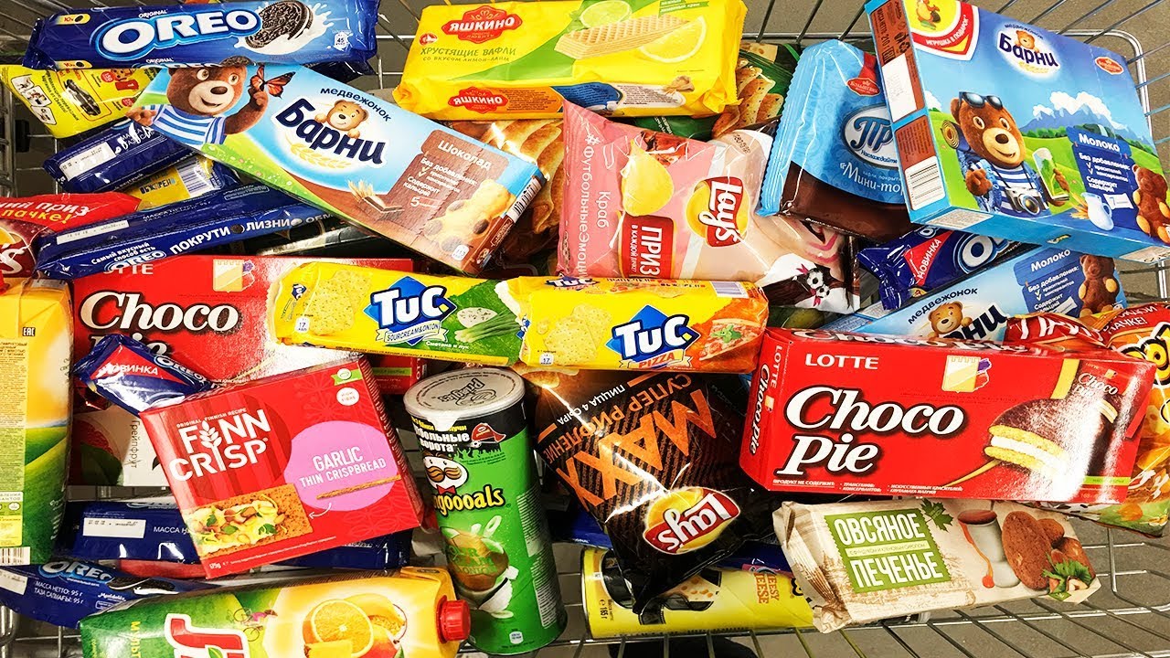 A Lot Of Candy 2018 NEW #8 ASMR / Tuc Choco Pie Барни