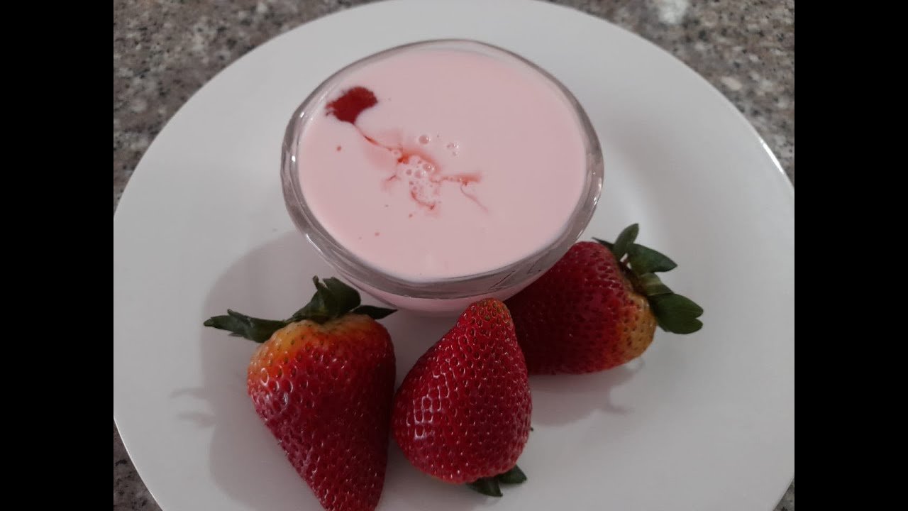 Yogurt Casero de fresa o cualquier otra fruta