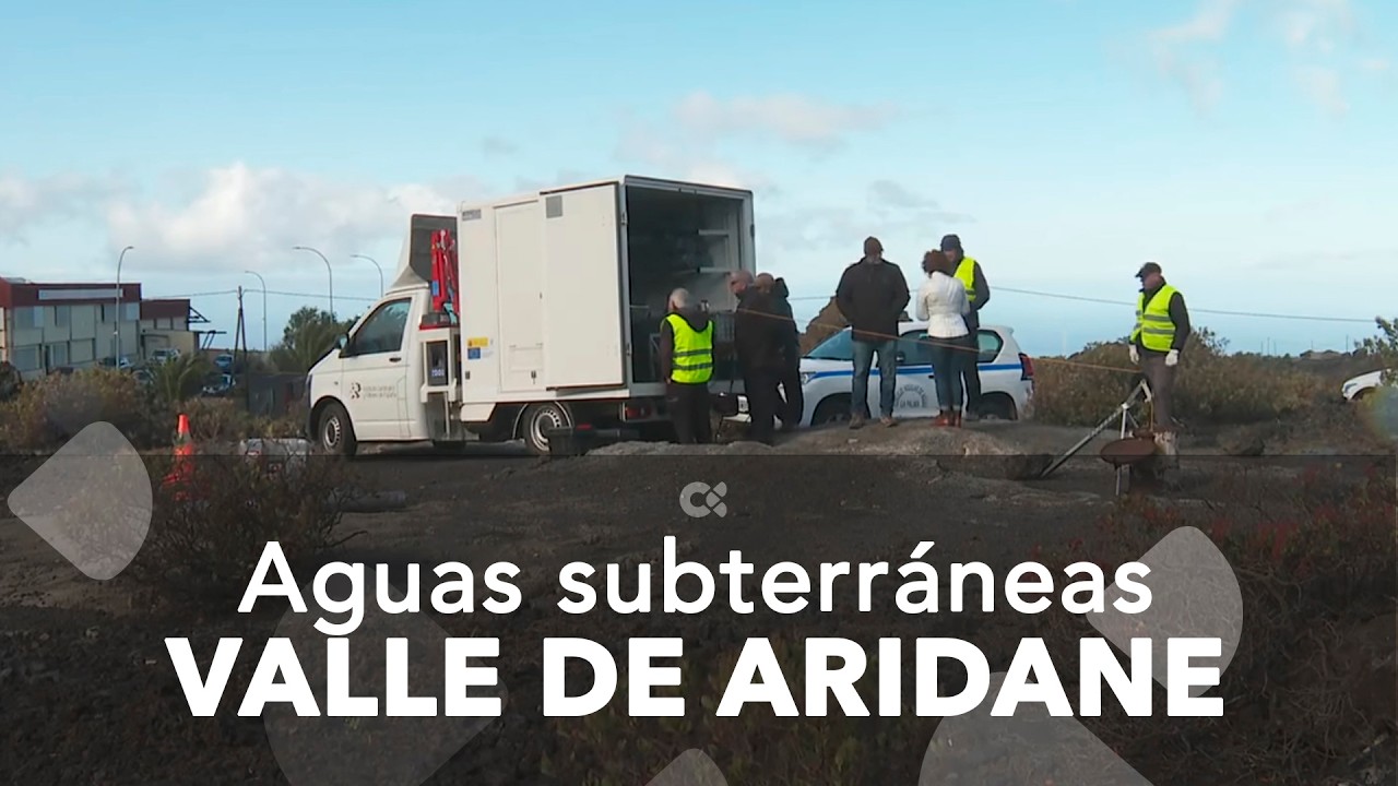 El Instituto Geográfico y Minero estudia la calidad del agua subterránea del Valle de Aridane