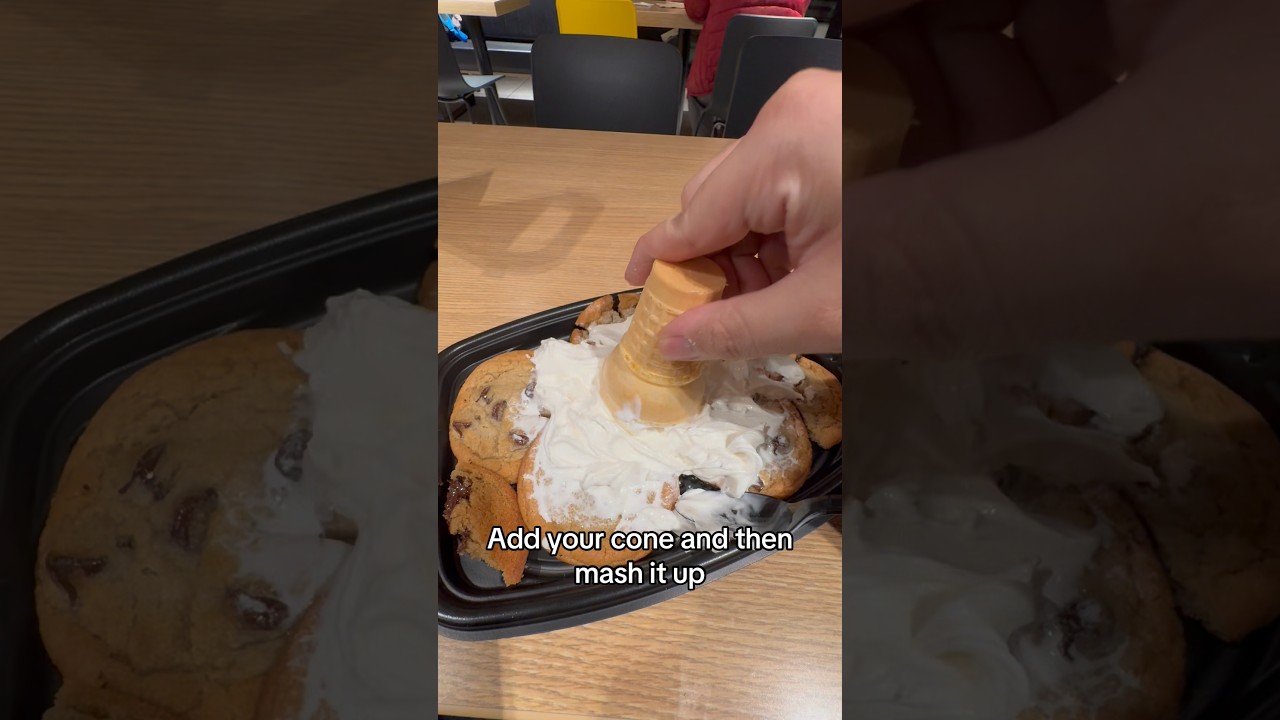 McDonald&rsquo;s Pizookie Hack #food #shorts #mcdonalds