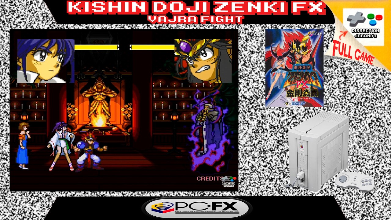 Kishin Dōji Zenki FX: Vajra Fight - PC-FX [HARD] [2 PLAYERS] [LONGPLAY]