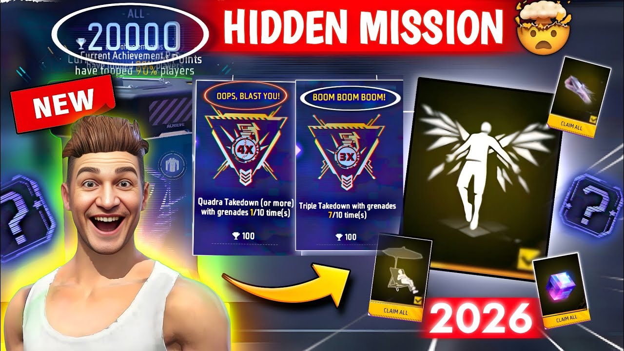 NEW TRICK🤯 New Achievement Mission| How To Complete All Achievement Mission In Free Fire✅