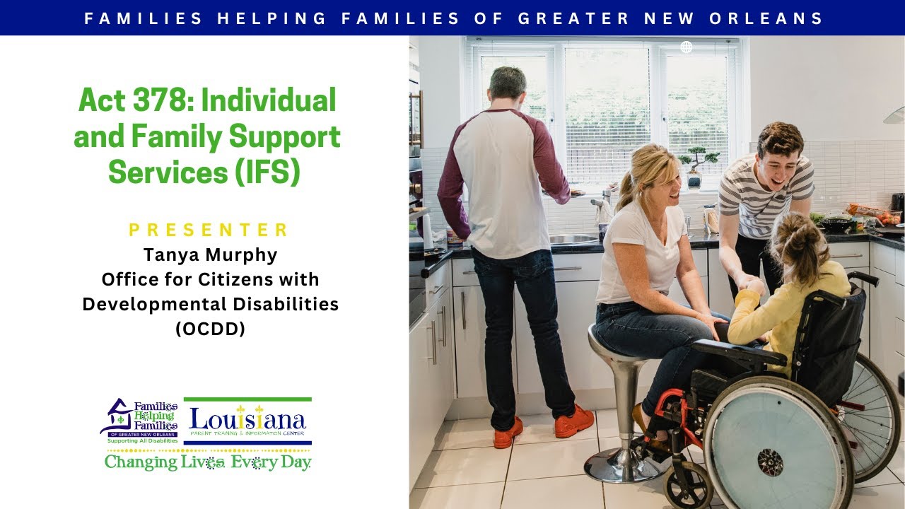 Act 378 Individual & Family Support Services