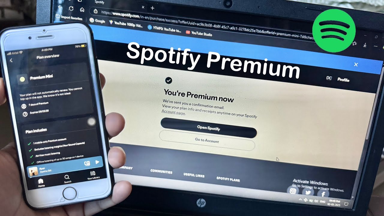 How To Activate Spotify Premium || Spotify Premium कैसे Activate करें 