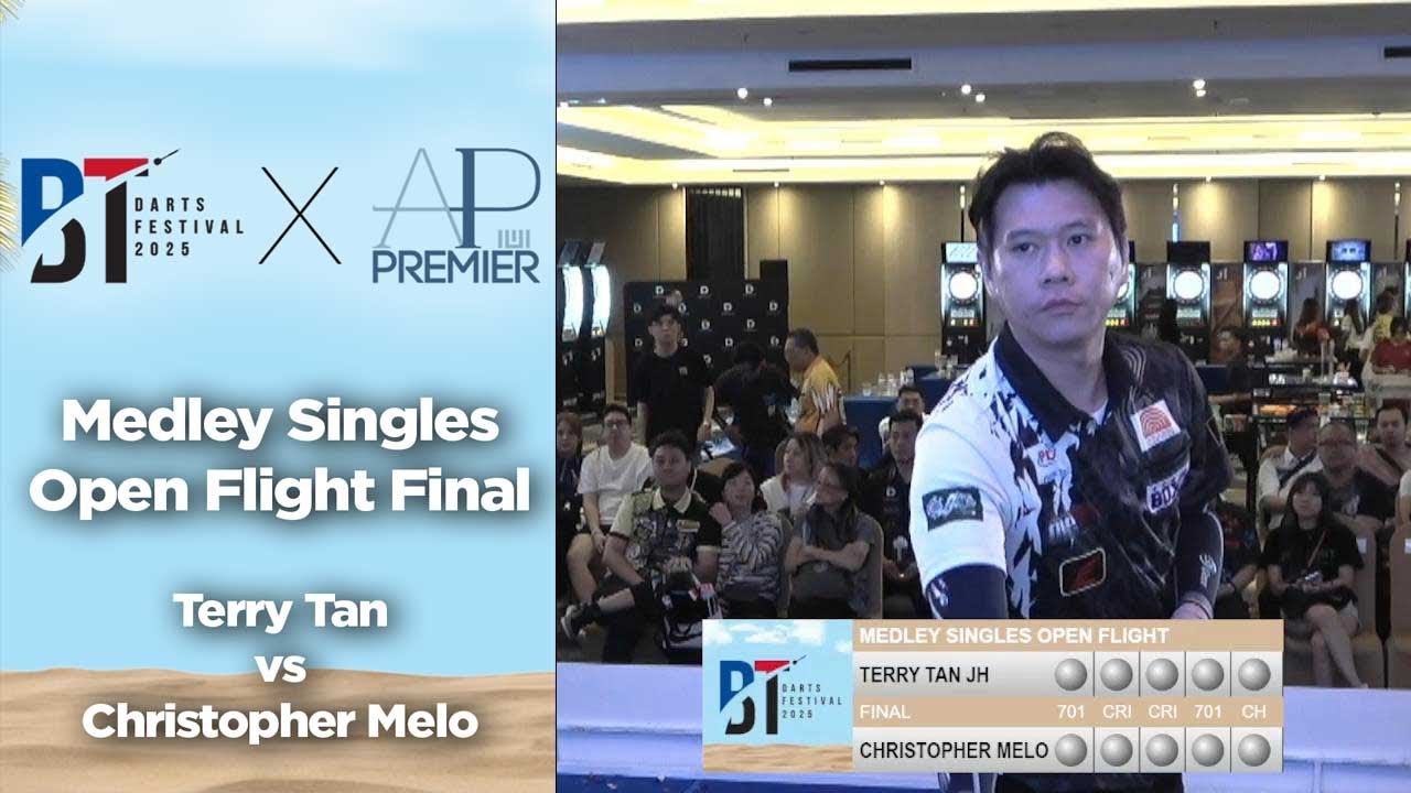 BATAM DARTS FESTIVAL 2025 - Medley Singles Open Flight Final
