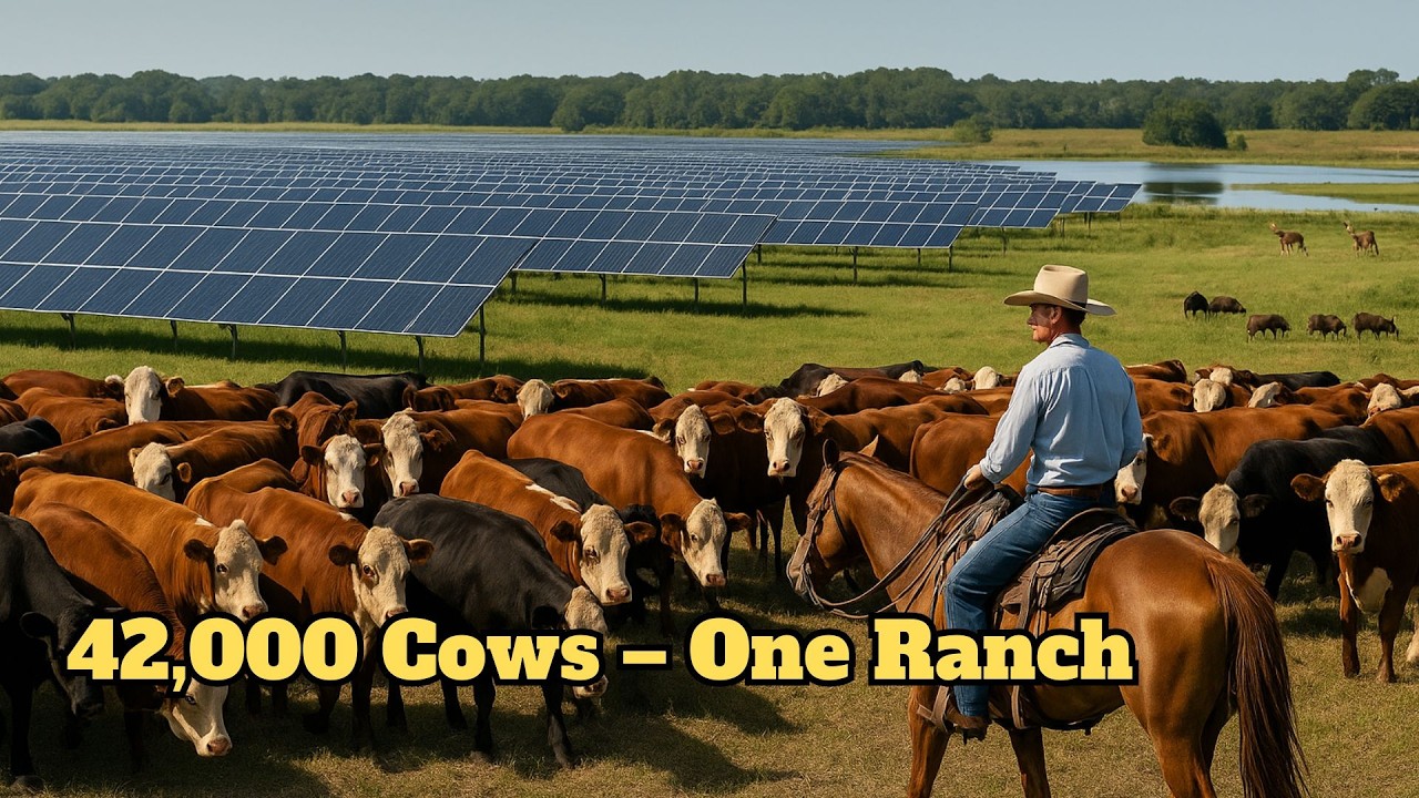 Inside America’s Largest Cattle Ranch in Florida - Deseret ranch - 42,000 Cows in One Place