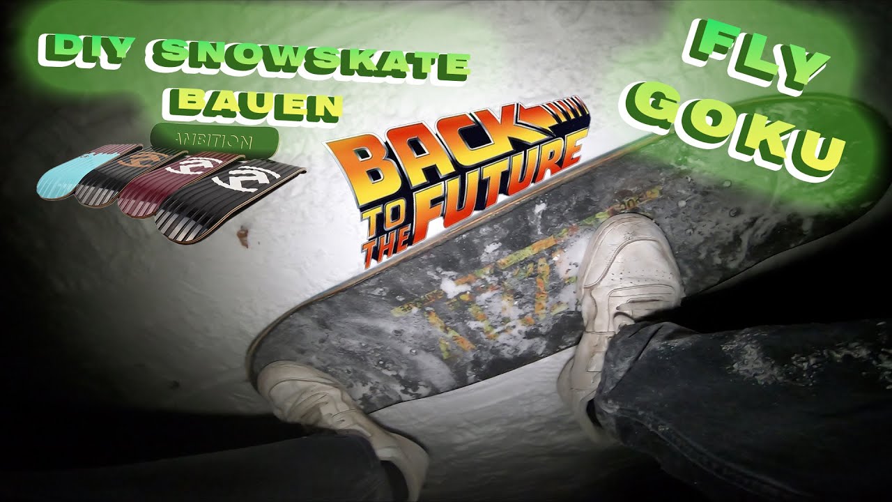 DIY Snowskate bauen | Alte Skateboarddecks als Snowboard nutzen ❄️🛹