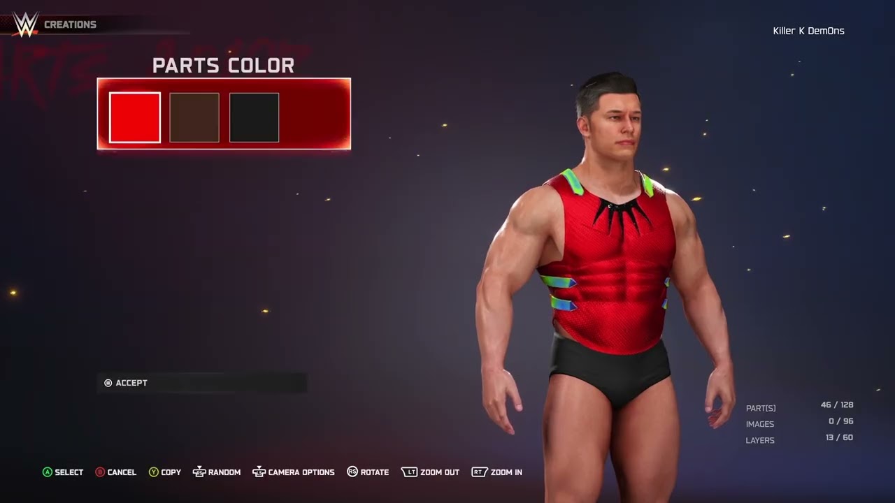 WWE 2K25 - Create a Superstar Details