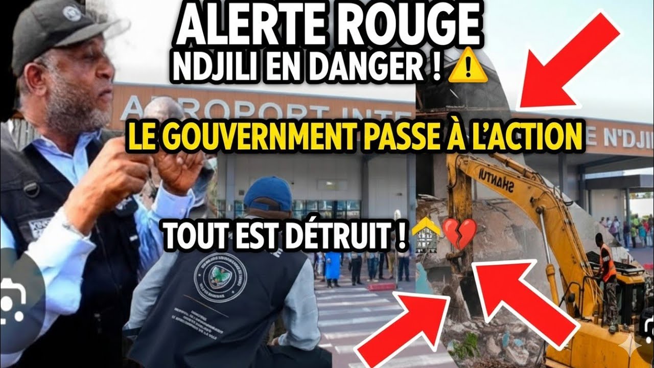 🚨ALERTE ROUGE : AÉROPORT DE NDJILI EN DANGER ! ⚠️ LE GOUVERNEMENT PASSE À L’ACTION, TOUT EST DÉTRUIT