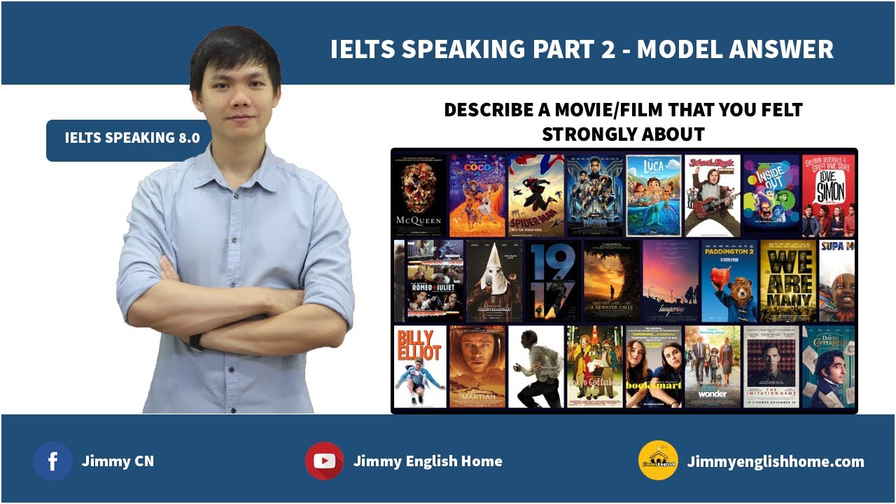 IELTS Speaking Part 2 - Describe a movie/film that you felt strongly about