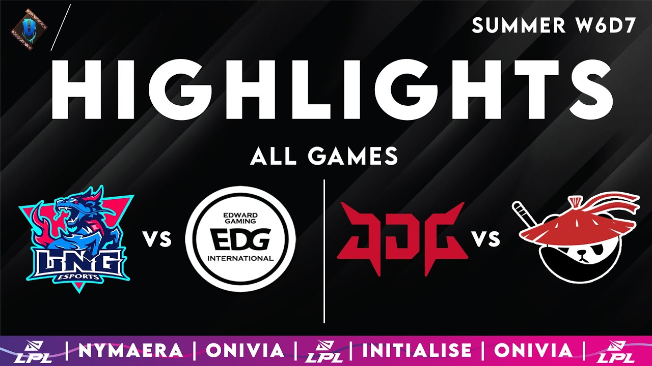 LPL Highlights ALL GAMES Week 6 Day 7 | LPL 2025 Split 3 by Onivia