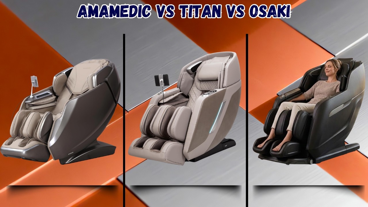 AmaMedic vs Titan vs Osaki | 4D Massage Chair Face Off