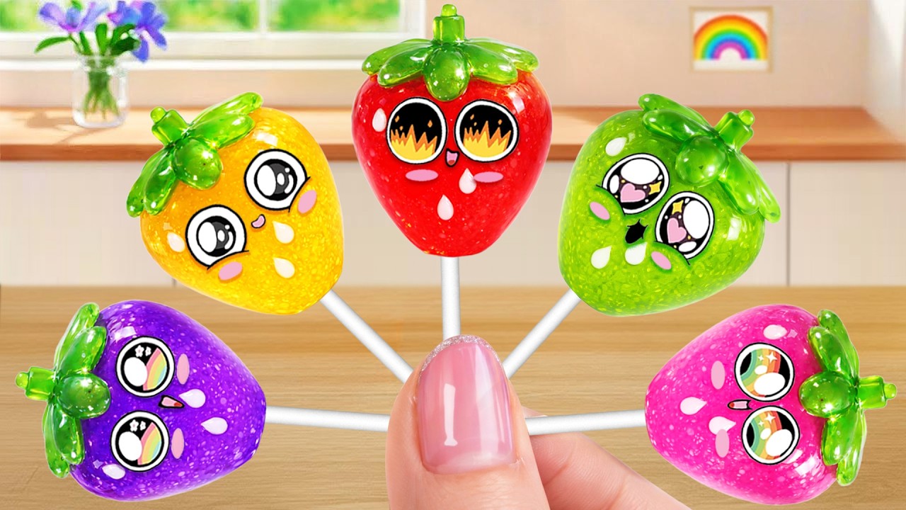 Rainbow Fruit Jelly 🍓 More Than 1000 Small Rainbow Fruit Jelly Cakes 🥝 Tiny Cake Master