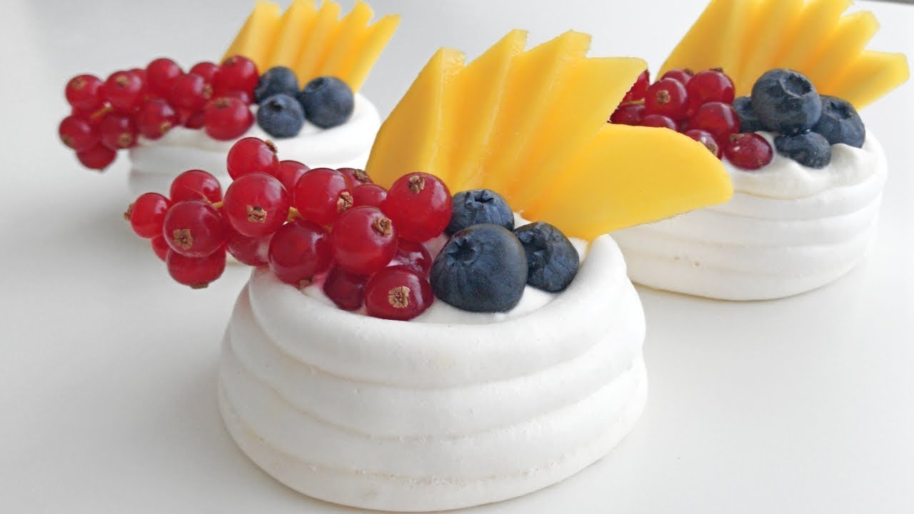 Mini Pavlova Recipe | Resepi Pavlova Mini