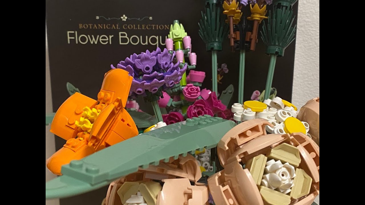 LEGO Flower Bouquet | 10280 | Speed Build 4K