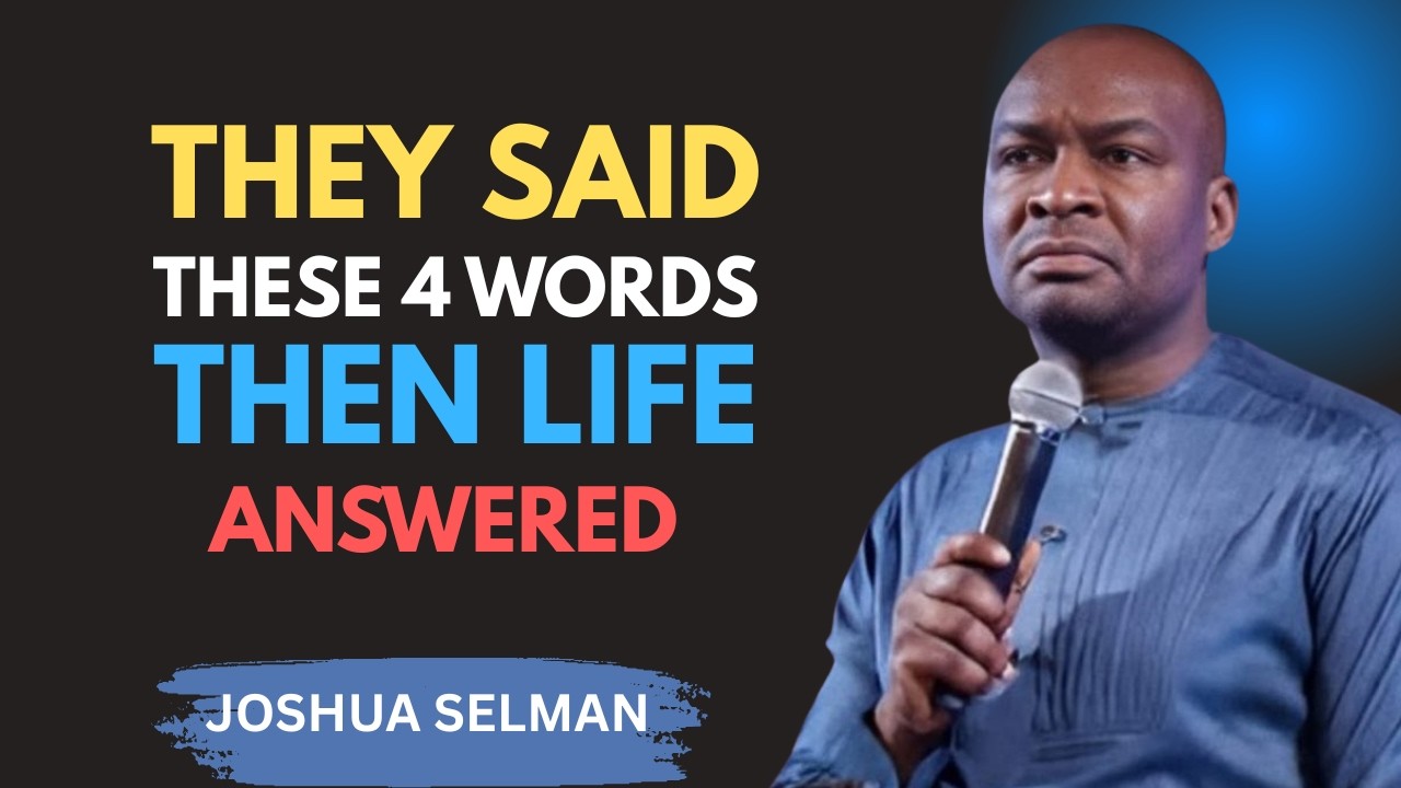 The 4 Words That Change Everything Before You Take a Chance | Apostle Joshua Selman Motivation