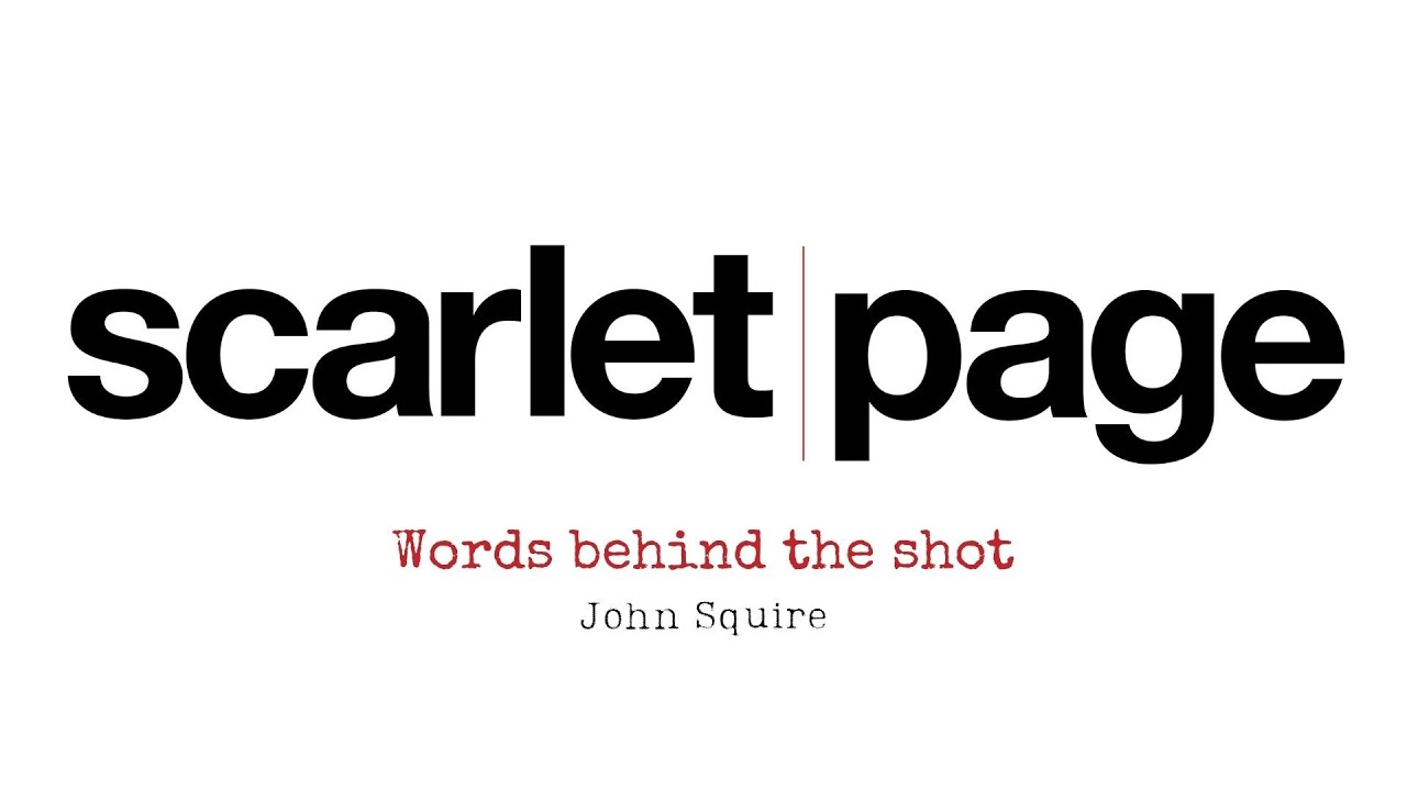 Scarlet Page  - Words behind the Shot  - John Squire