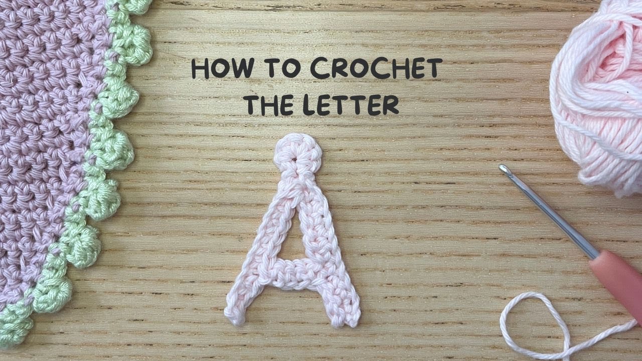 How to Crochet the Letter: Å (AA)