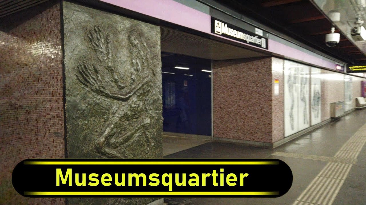 U-Bahn Station Museumsquartier - Vienna 🇦🇹 - Walkthrough 🚶