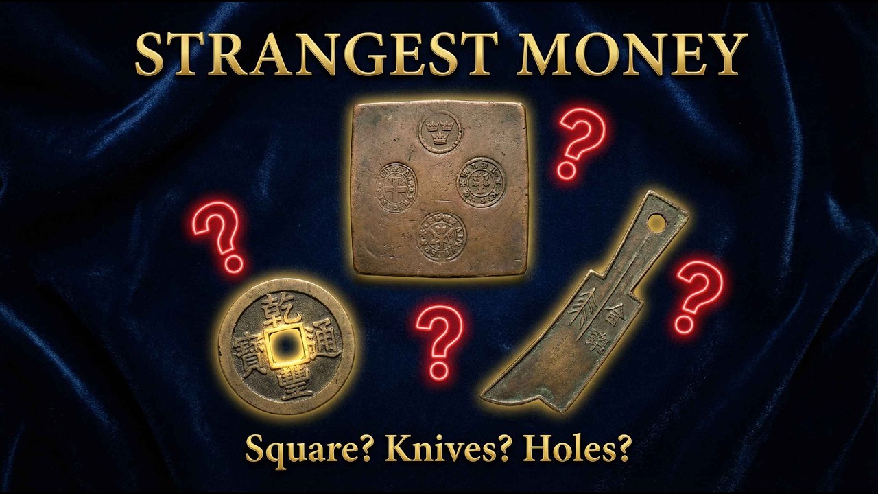 The Strangest Coins in History (Square, Holed, and Knife-Shaped Money)