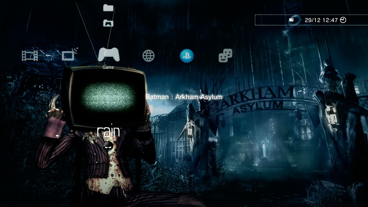 Batman: Arkham Asylum (PS3) - XMB Menu Theme Music - High Quality
