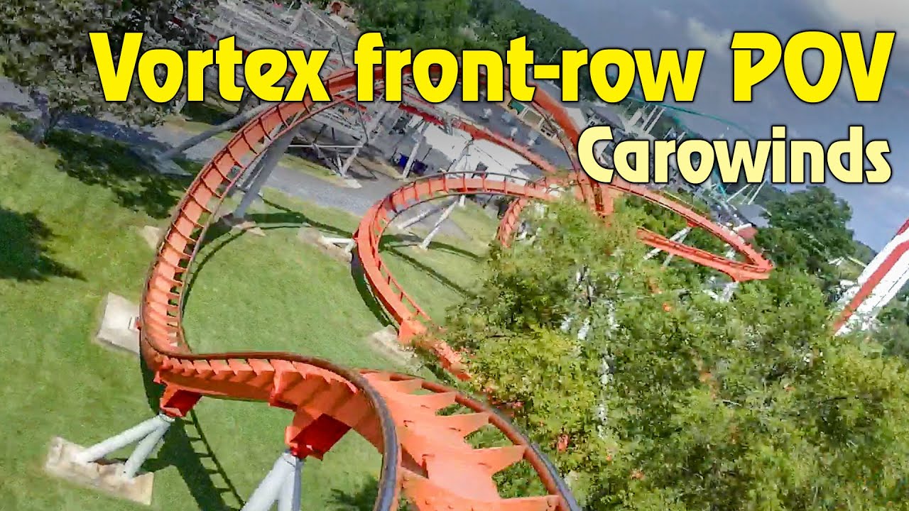 Vortex Front-Row POV at Carowinds