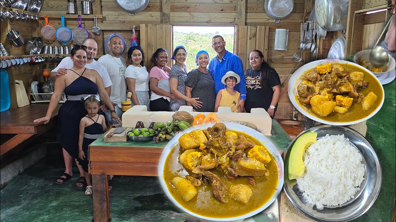 Yuli Cocina UN SANCOCHO TÍPICO EN EL FOGÓN I comida Típica. LA VIDA EN EL CAMPO