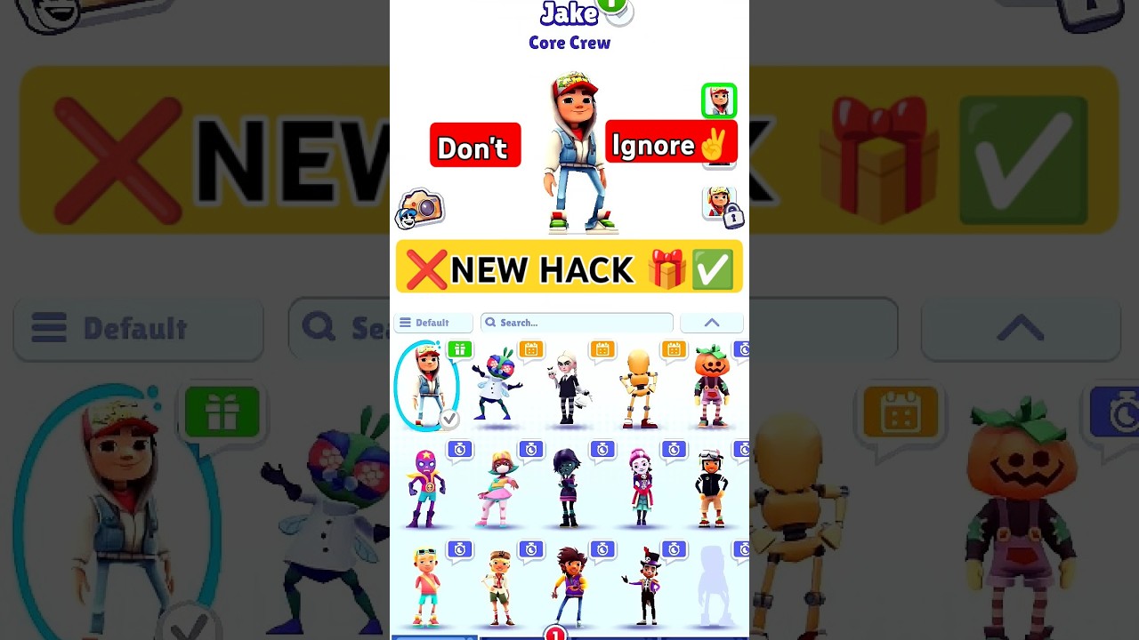 Subway Surfers 2025 jake characters #shorts #subwaysurfers @ShahidAlvi01