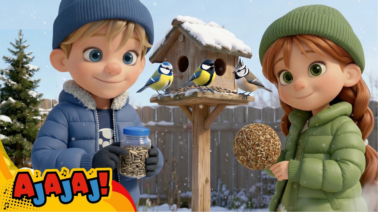 Ajajaj! - Karmimy sikoreczki ❄️🦜 zimowa piosenka dla dzieci o zwierzętach i dokarmianiu ptaków