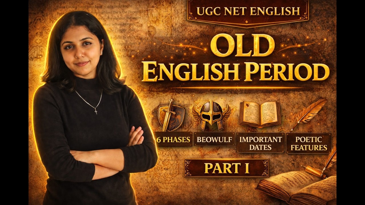 Old English Period Explained | UGC NET English Literature 2026 | Part 1 #ugcnet #netjrf #ugcnetexam