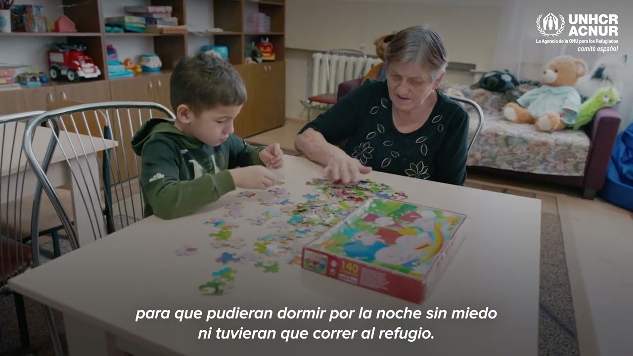 Huyó bajo las bombas para salvar a sus nietos | Historias de Ucrania en el 5º año de guerra