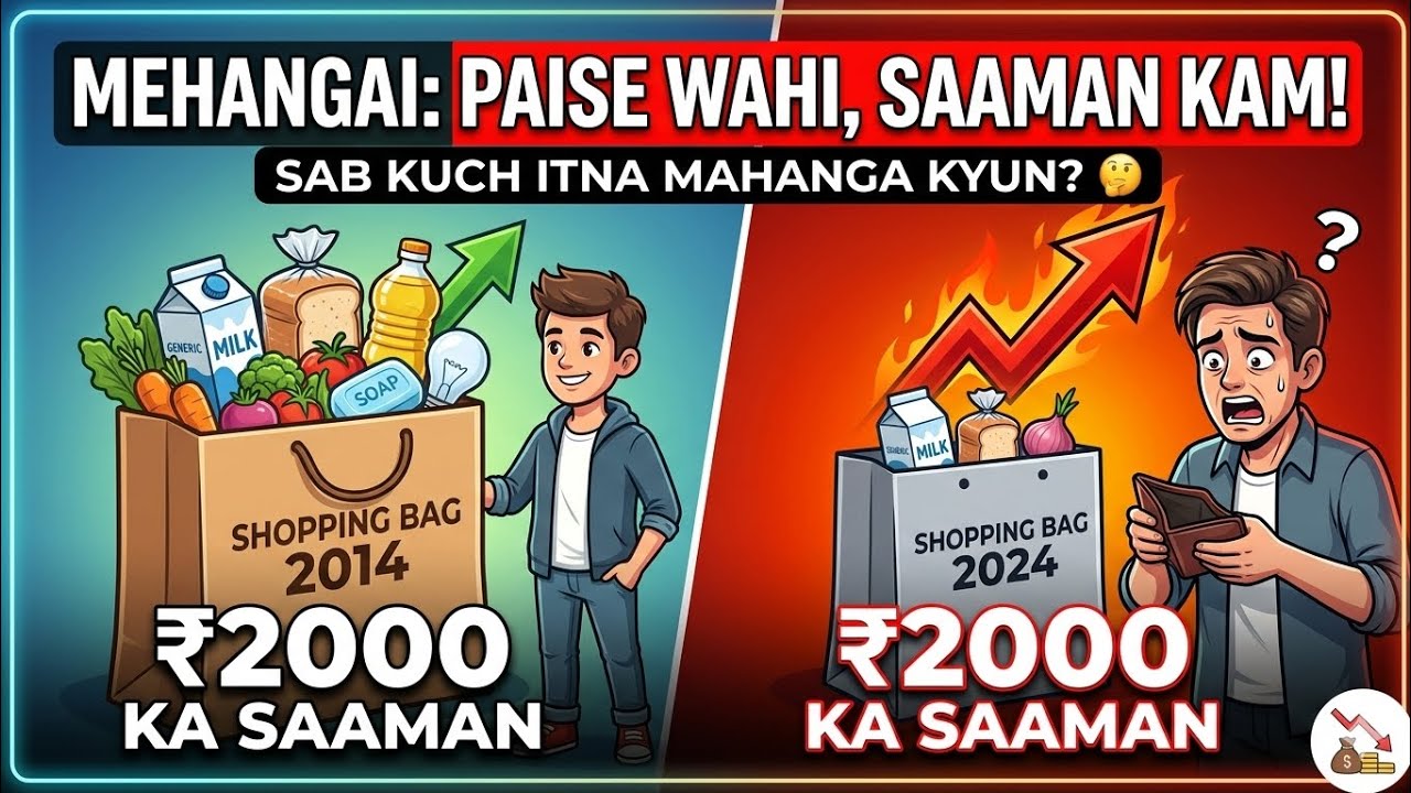 Salary Wahi, Kharcha Double! Mehangai ka Asli Sach/hume har cheej mahngi kyu lgti hai#budget