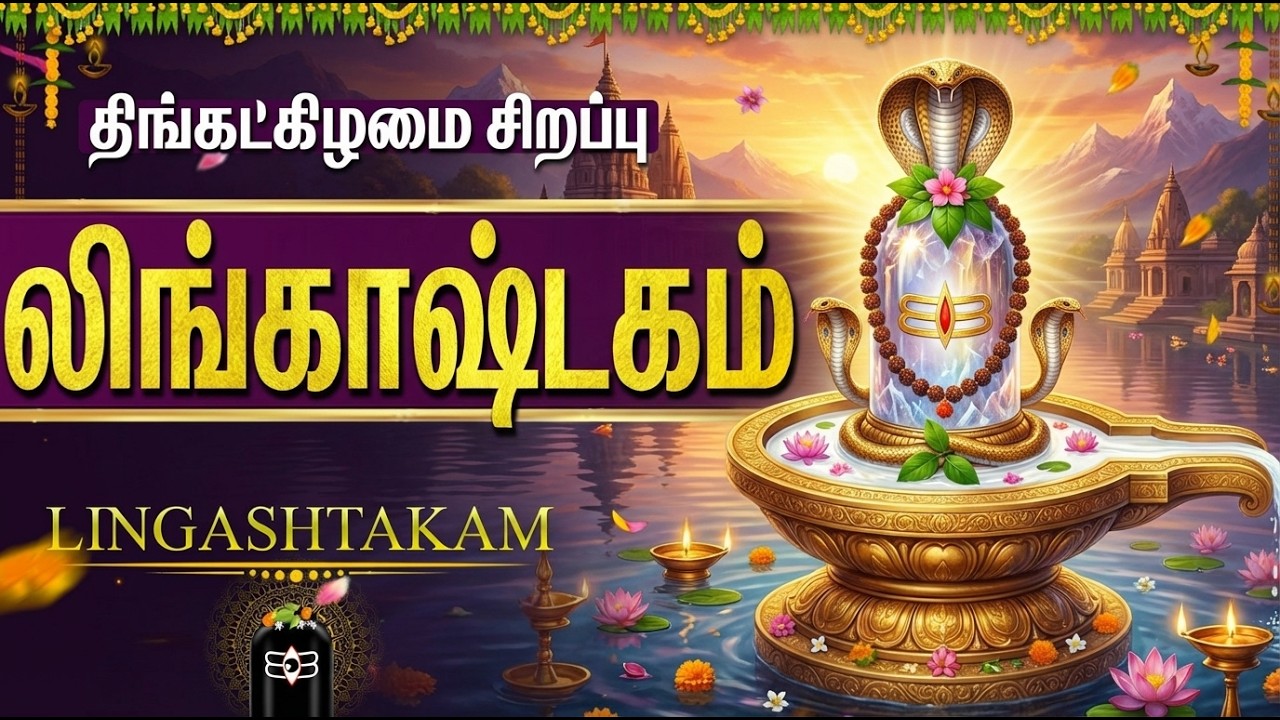 Sivan Lingashtakam 🙏 | Powerful Lord Shiva Devotional Songs Tamil | Tamil Bhakti Padalgal