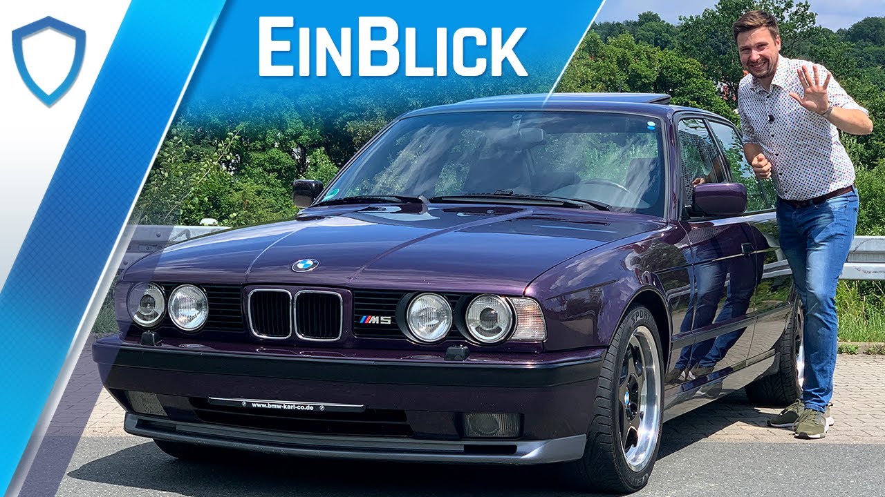BMW M5 E34 (1993) - URVATER der modernen Sport-Limousine?