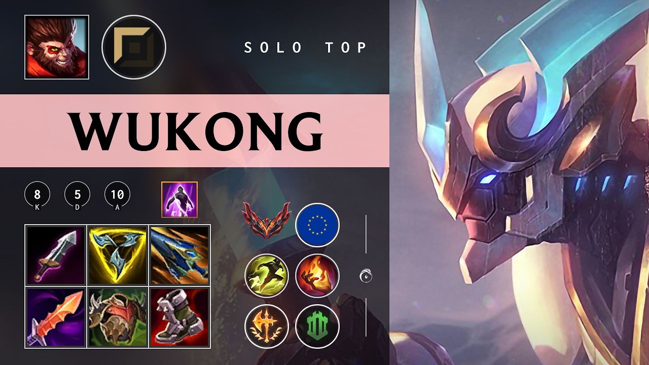 Wukong Top vs Graves - EUW Grandmaster Patch 26.04