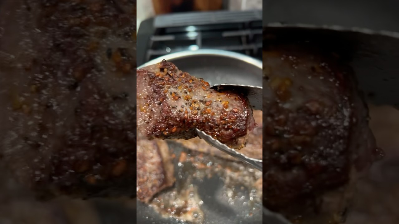 Butter Fried Venison Steaks. An easy go to method of cooking venison 🔥#venison #deermeat