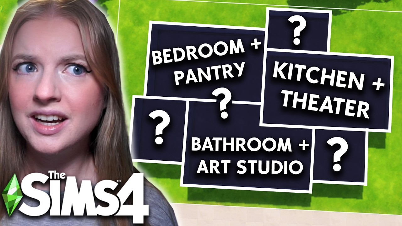 the sims 4 but every room is TWO different rooms