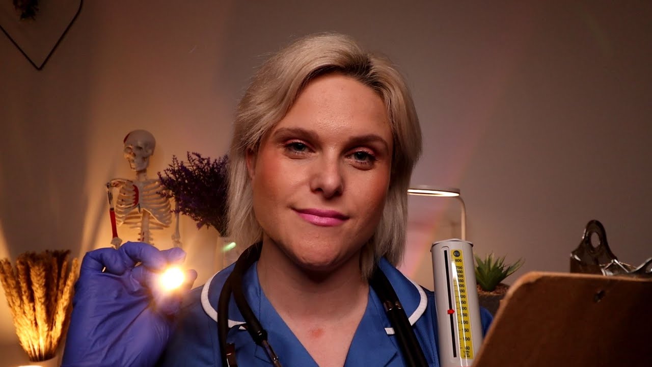 A Detailed ASMR Nurse Health Check & Stop Smoking Consultation