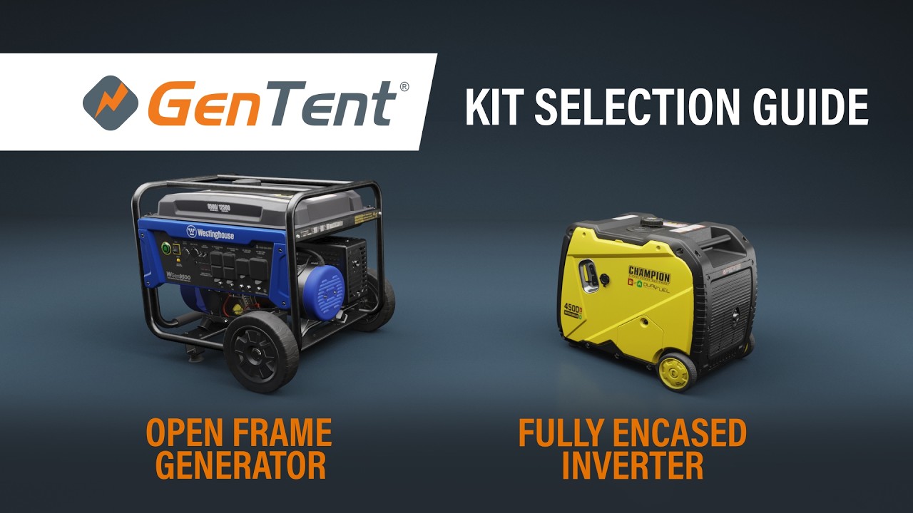 GenTent - Kit Selection Guide