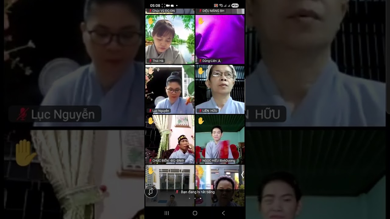 Cộng tu 4:00 sáng mùng 5 - Phải biết trân quý nhân duyên bạn bẻ Đạo tràng không trung