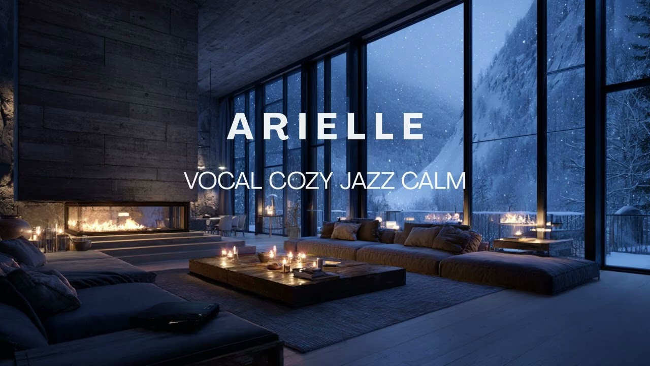 Rainy Night Café ☕ Soft Cozy Jazz Playing While You Study Late at Night